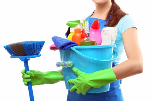Professional cleaners restoring a spotless Colliers Wood home