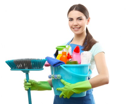 Professional move out cleaning in a kitchen space