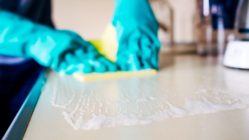 Landlord inspection after end of tenancy cleaning in